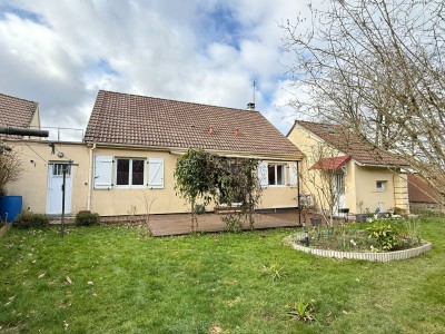 Maison de Plain Pied + studio attenant A VENDRE - COURTOMER - 125 m2 - 286 000 €