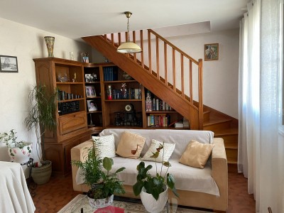 Maison , 2 chambres + bureau , garage, jardin A VENDRE - ROZAY EN BRIE - 90 m2 - 238 000 €